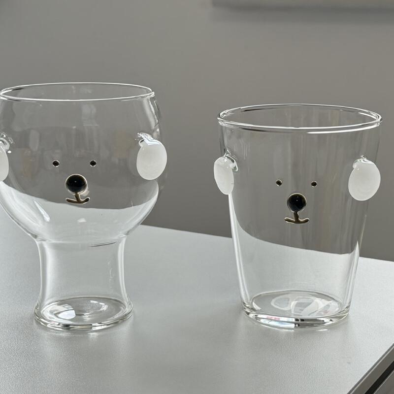 Shangqi Süßer Welpe High Borosilicate Glasbecher