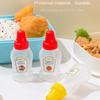 1PC Mini Condiment Squeeze Bottle Cartoon Plastic Tomato Honey Condiment Container Lunch Box Accessories Sauce Spice Bottle