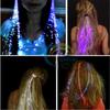 3PCS Hair Light Christmas Decorations LED Party Hairlights Halloween Glowing Braid Clip Birthday Flash Lights Glow In The Dark XYZ