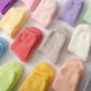 Women's Candy Color Coral Velvet Mid-Calf Socks - Thick, Warm, and Cozy for Autumn and Winter