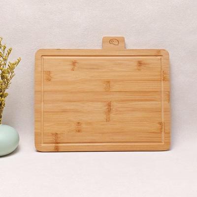 ZISIZ Bamboo Cutting Board with Stand