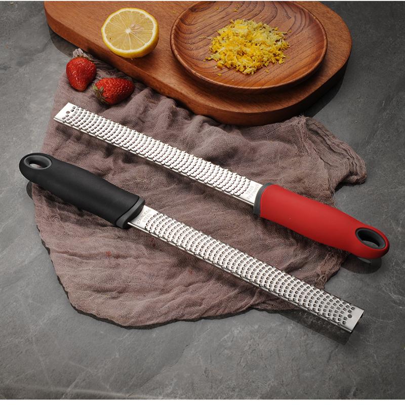 Multipurpose Cheese Grater And Citrus Zester For Parmesan, Lemon, Ginger, Garlic, Chocolate And More Fruit Kitchen Tool Gadgets