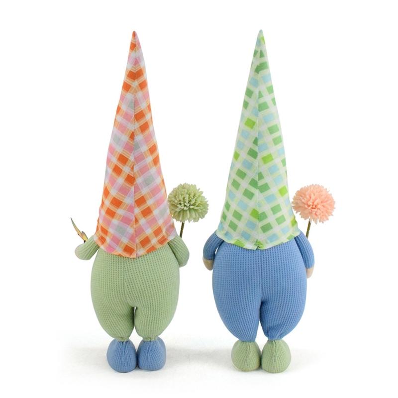 Gnome Plush Decorations Spring Summer Dandelions Butterfly Decor,Handmade Faceless Doll,Gnomes Ornament Home Decor