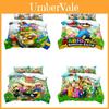 Conjunto de Roupa de Cama Estilo Mario Impresso Digitalmente 3D Inclui Capa de Edredom e Fronhas Atacado Têxteis para Casa