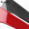 Real Soft Carbon Fiber Sticker For Subaru Crosstrek 2025 Impreza 2025 Car Rear Wing Strip Trim RHD LHD Accessories