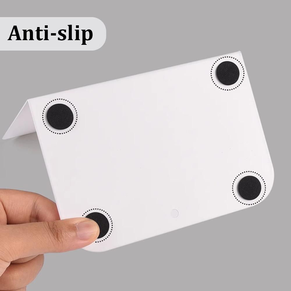 2pcs Ins Simple Metal Book Stand Desktop Non-slip Bookend Student Book Organizer Bookends Large Thickened Books Storage Rack