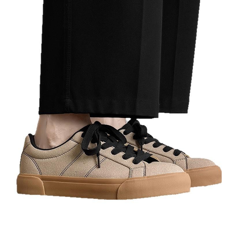 Autumn new sub-tide shoes ins tide niche casual canvas shoes niche bread shoes board shoes