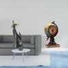 Elegant Women Globe Rack Statue Modern Art Organizer for Home Bar Living Room Kitchen Office Shelf