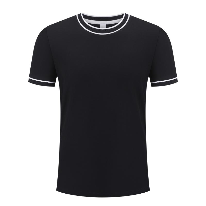 

Men s Half Sleeved Round Neck Ice Silk T-shirt, Men s Sports and Leisure Running Top, Men s Fitness Short Sleeved Men s Quick Drying Clothes M чорний