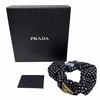 Excellent PRADA Shush Re-Nylon Scrunchie Dark navy Recycled nylon Women 1IF015 Used