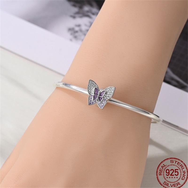 Bouquet Confession Copper Sunflower Butterfly Flower Charm Beads Suitable For 3Mm Bracelet Diy Fine Jewelry Making