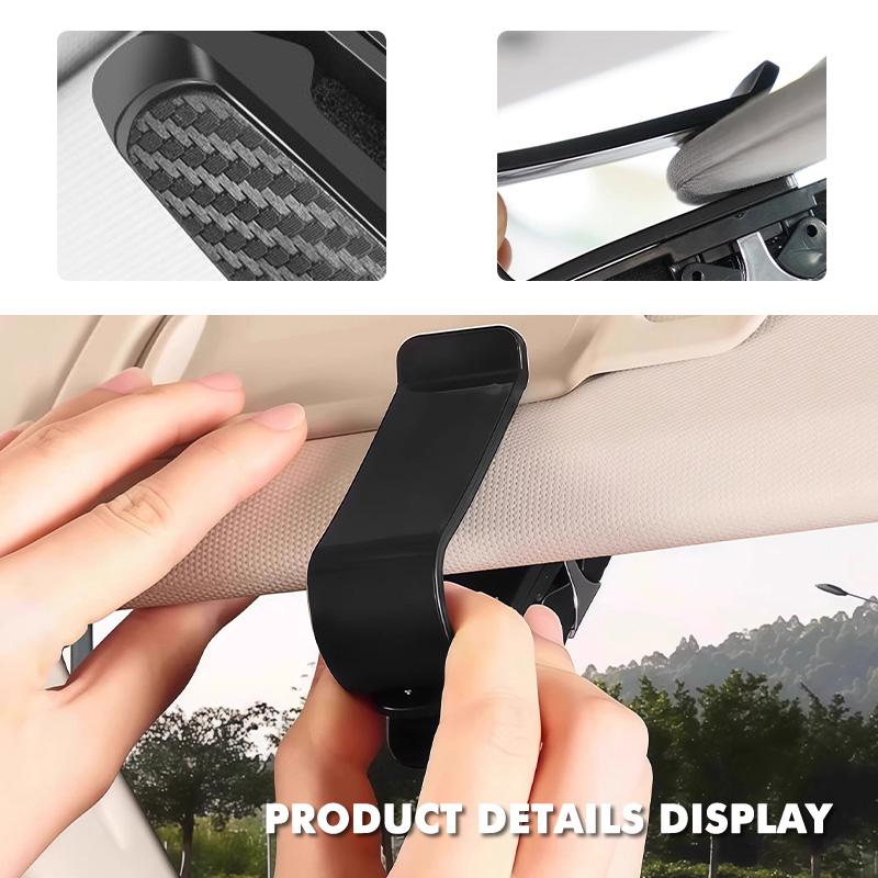 For Benz Car Sunglasses Clip Card Ticket Holder Carbon Fiber Sunglasses Clip Accessories Exclusive AMG W124 W203 W204 SPRINTER V GH1