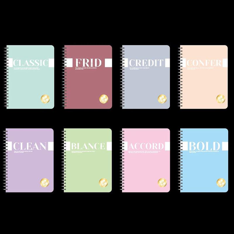 A5 Detachable Loose-Leaf Notebook with Horizontal Lines - Scratch-Free, Simple Student Design