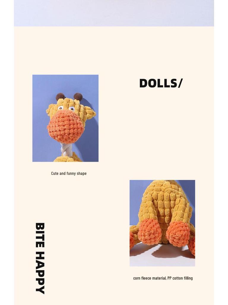 Plyšová hračka pro psy Shiba Inu odolná proti kousání pro střední/velká plemena - Uvolňuje nudu a spotřebovává energii