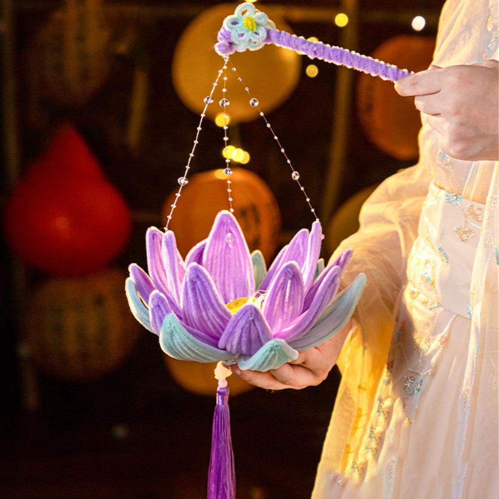 DIY Material Package Lotus Lantern Goldfish/Rabbit Lantern Material Package  Kids Gift