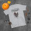 Halloween Skull T-Shirt and Kids Shirt – Spooky Skull & Web Graphic Tee – Soft Cotton Unisex Halloween Shirt and Kids Shirt