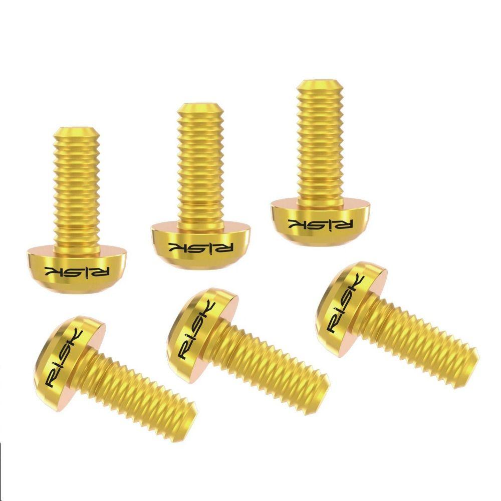 2pcs Screw Bike Bottle Holder Screw Titanium Zinc Zinc Alloy Bicycle Water Bottle Fixed Screws  Road Bicycle