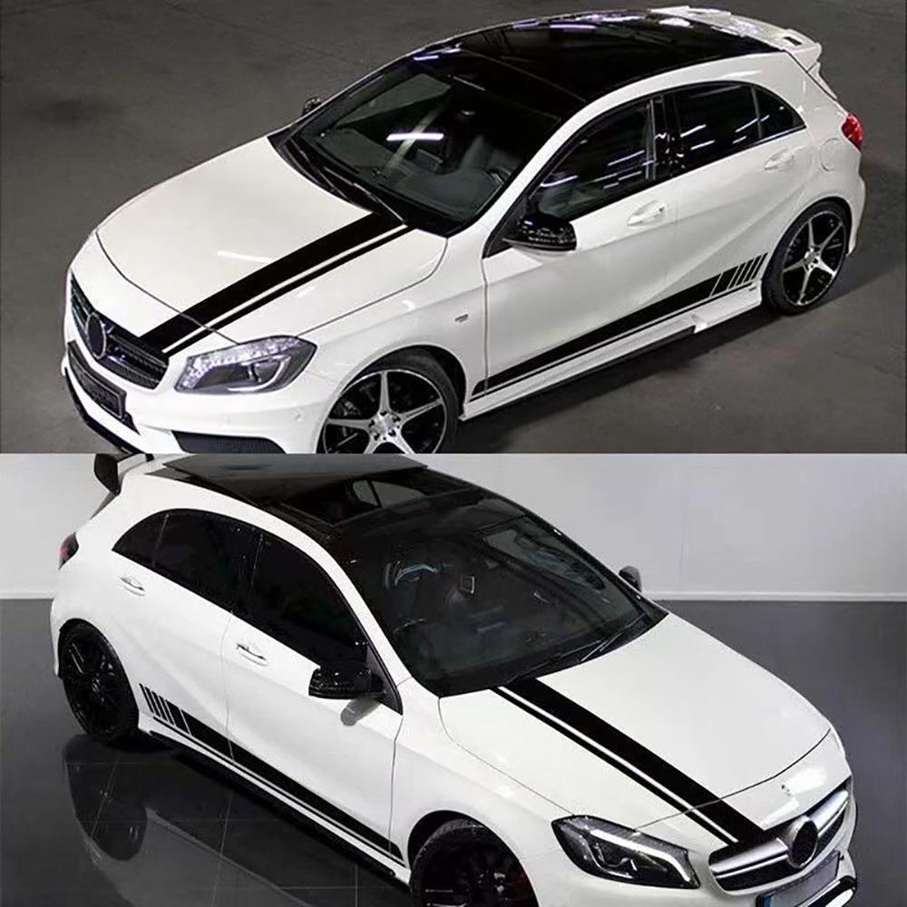 Autocolante de vinil autocolante capota autocolante de decorare autocolante pentru uși cu bandă lungă de vinil bandă dublă pentru accesorii auto