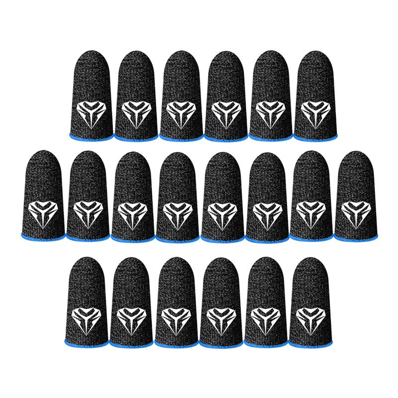 1-10 Pairs Thumb Gloves Touch Screen Finger Cots Sweatproof for PUBG Mobile Game Accessories