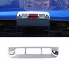 3-Layer Chrome Center Rear 3rd Brake Tail Light Lamp Cover For 2009-18 Dodge Ram