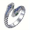 1 pièce Nouveau Bague Serpent Créative Bague Réglable Classique Mode Populaire Accessoires Quotidien Bijoux de Doigt