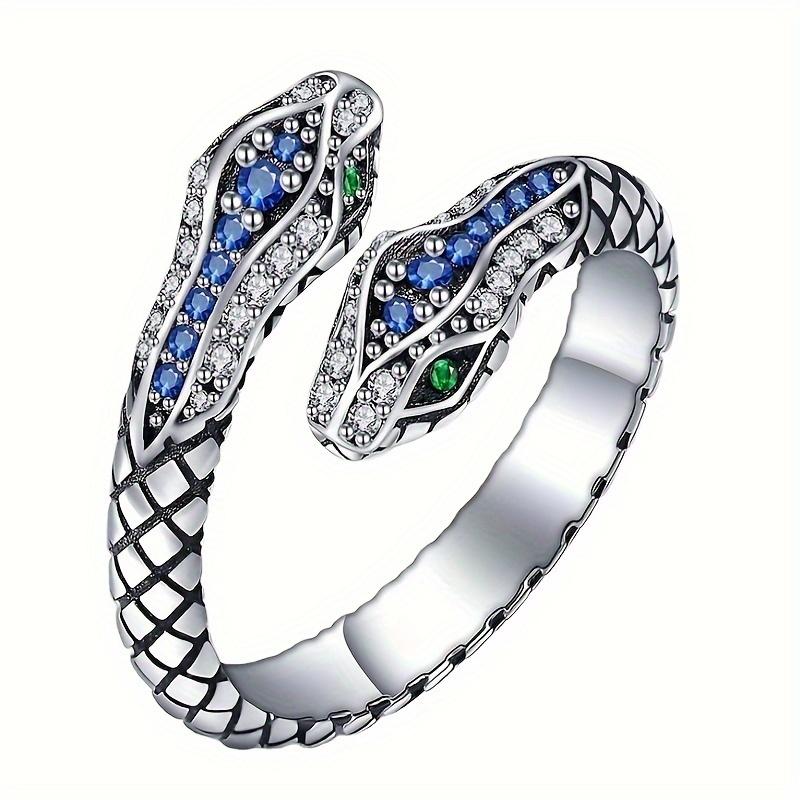 1 pièce Nouveau Bague Serpent Créative Bague Réglable Classique Mode Populaire Accessoires Quotidien Bijoux de Doigt