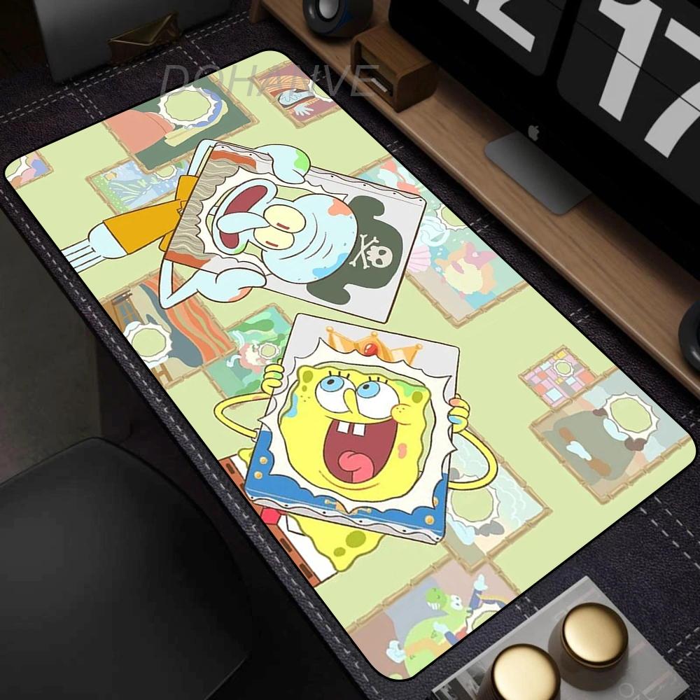 XXL Mousepad Large Size SpongeBob SquarePants Patrick Star Printed Mouse Pad Keyboard Table Pads Student Deskpad Writing Mat
