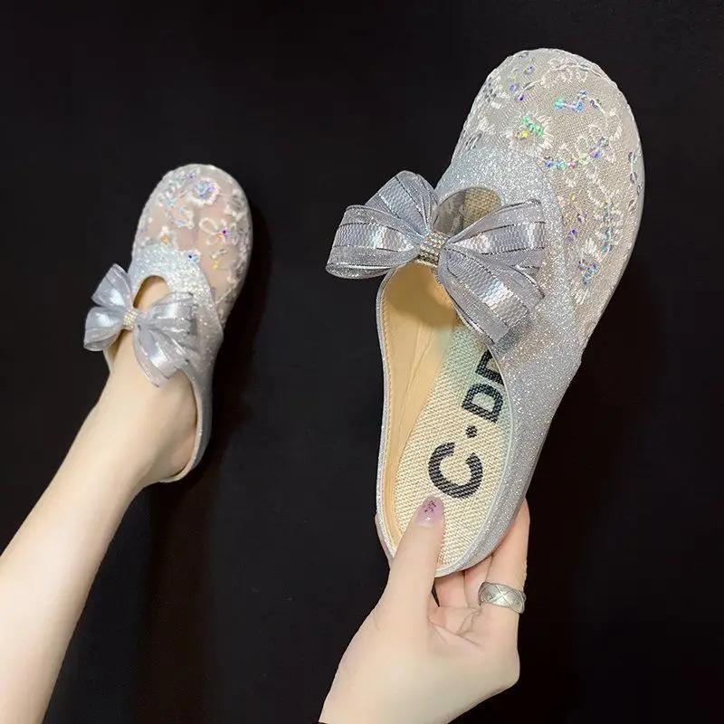 Fashion Low Heel Woman Slippers Outside Sandals Slip-resistant H Sandal Original Shoes for Women Summer Footwear Chic and Elegant Slides