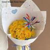 10Pcs 49*35cm Tissue Paper Flower Bouquet Wrapping For Florist Wedding Birthday Party Gift Packing Decoration DIY Crafts