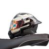 Unisex Full-Face Motorcycle Helmet with Gundam Design, Summer-Compatible, Large Spoiler, Bluetooth Slot