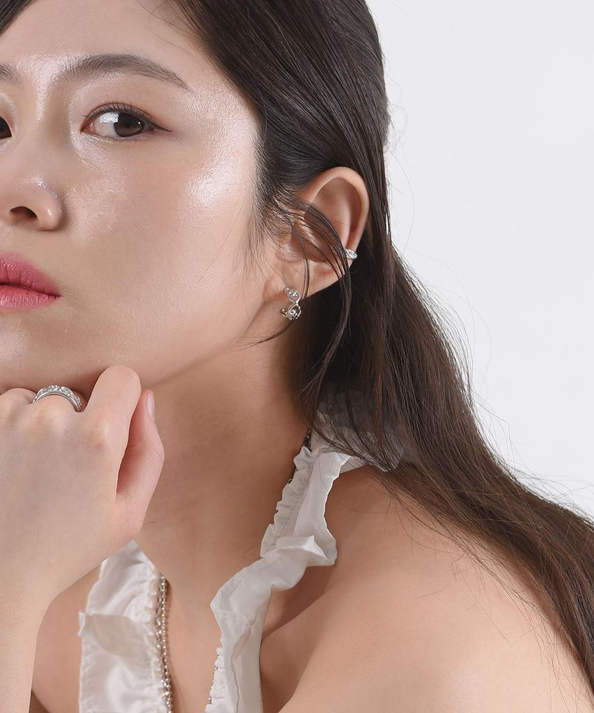 Lovetrix Heart Lace Earring