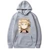 My Hero Academia Kawaii Himiko Toga Women Hoodies Printed Aesthetics Head Poster Manga Harajuku Anime Printed Hooded Sweatshirts