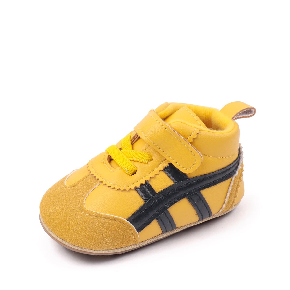 

Spring And Autumn Baby Boys And Girls First Walking Toddler Shoes For 0-18M Fashion Design Causal Shoes BLS5171 0-6 months жовтий