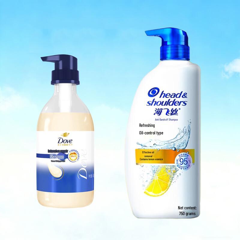 Dove Intense Nourishment & Head & Shoulders Anti-Dandruff Shampoo Bundle