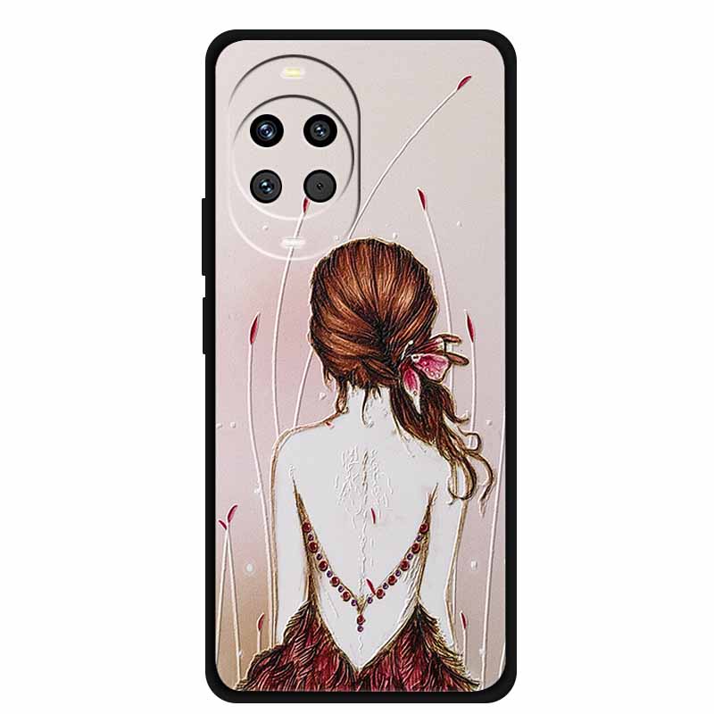 For Huawei Nova 14 Pro Phone Case 3D Relief Cover Flowers Emboss Back Cases Funda for  Nova14 Ultra 14Pro Casing Para Coque