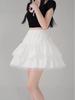 New Petite French Ballet A-line Fluffy Lace Pleated Skirt