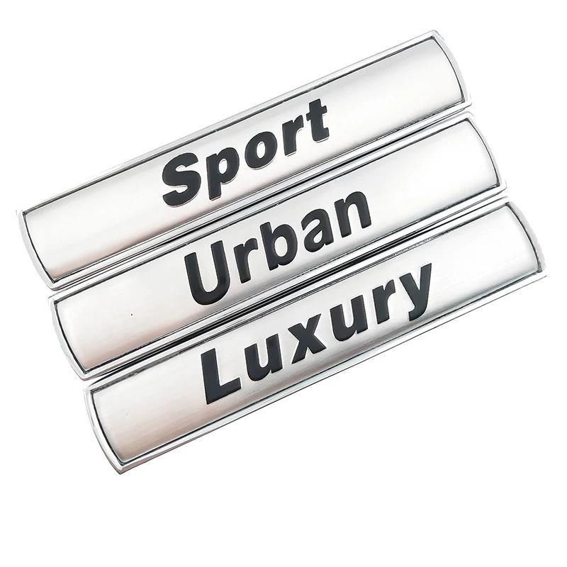 Bilstyling Lyxig Urban Sport Logotyp 3D Bil Auto Skärm Baklucka Emblemlapp för BMW E36/E30/E34/E39/E46/E60/E90/F10/F30