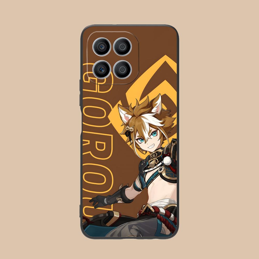 Game GI Gorou Mobile Phone Case for Honor 90 80 70 60 50 30 20 10 9 8 7 Pro S SE Lite 5G Colorful Printing Cover Cover Pretty