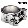 Hose Clamp Engine Intake Exhaust System Silicone Silver Small Set Screw