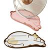 Heat Resistant Pot Lid Holder Non-slip Chopstick Holder Soft Spoon Holder Mat  Kitchen Countertop