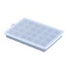 1Pc 24-Hole Silicone Ice Tray Square Box Auxiliary Food Puree Cheese Jelly Mold With Lid Bar Kitchen Cocktail Tools Ice Mold