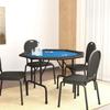 VidaXL Folding Poker Table 8 Players Blue 108x108x75 Cm 80405