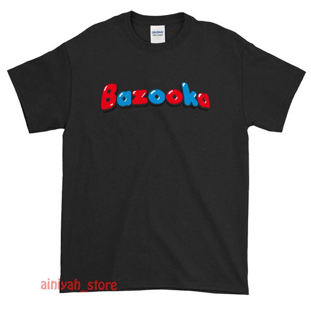 

New Bazooka Logo Men s Funny T shirt USA Size S-XXL M
