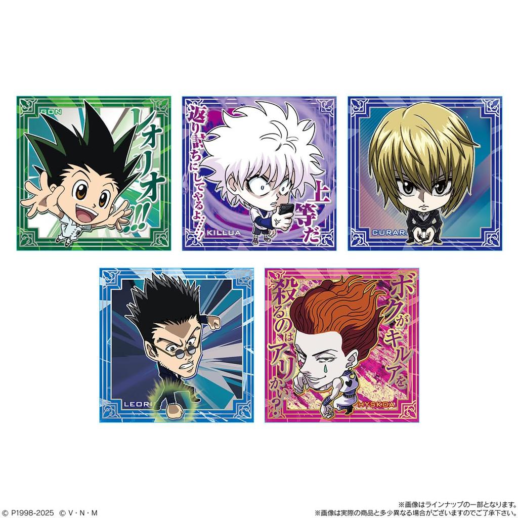 BANDAI Niformation Sticker x Wafer 8 Strawberry Cream Flavor Candy Toy Set of HUNTER×HUNTER Vol. [Box 20]
