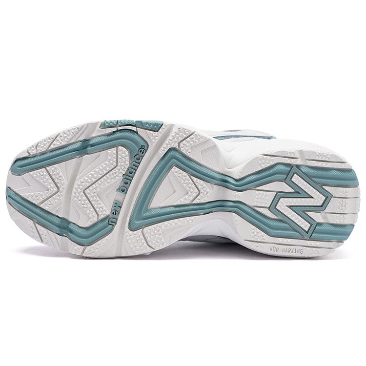 New Balance NB 452 Comfortable Versatile Lace-Up Mesh Synthetic Leather Low-Top Running Shoes Women sneaker White Blue WX452WO