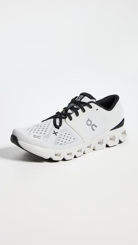 On Cloud X 4 Training Ivory Size cm Shoes, Black, Women's, 22.5