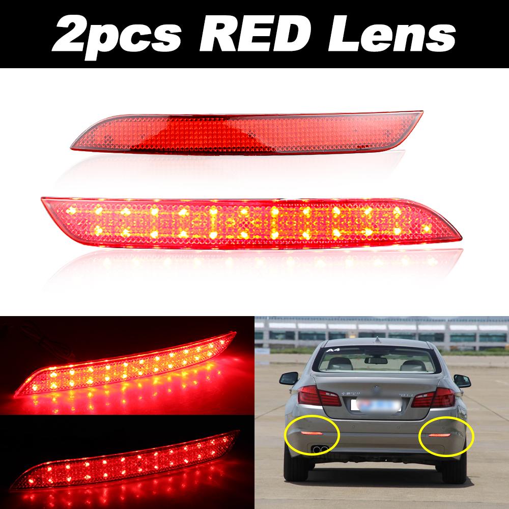 

LED Rear Bumper Brake Light For BMW 5 Series F10 F11 F18 ActiveHybrid (NOT fit M5 or 5-series with M Sport aerodynamic kit)