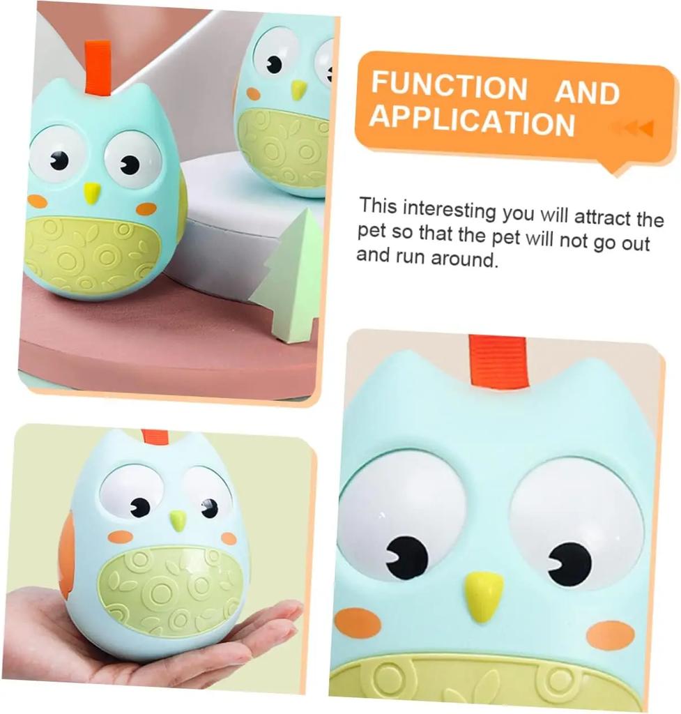 Dog Interactive Toys Fun Tumbler Puppy Toy Cute Round Chick Shape Kitten Sport Exercise Training Accessories Pet Supplies