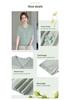 Elegant Summer V-Neck Short-Sleeve T-Shirt for Moms: Light Knitwear for Middle-aged and Elderly Women
