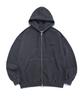 Yale Small Arch Zip-Up Hoodie_Pigment Charcoal
